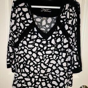 Ave. Black and White shirt